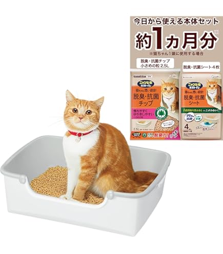Amazon | 花王 ニャンとも清潔トイレ トイレセット キティオープン [猫